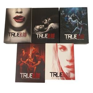True‎ Blood Lot of 5 DVDs The Complete Series Set Seasons 1-5
